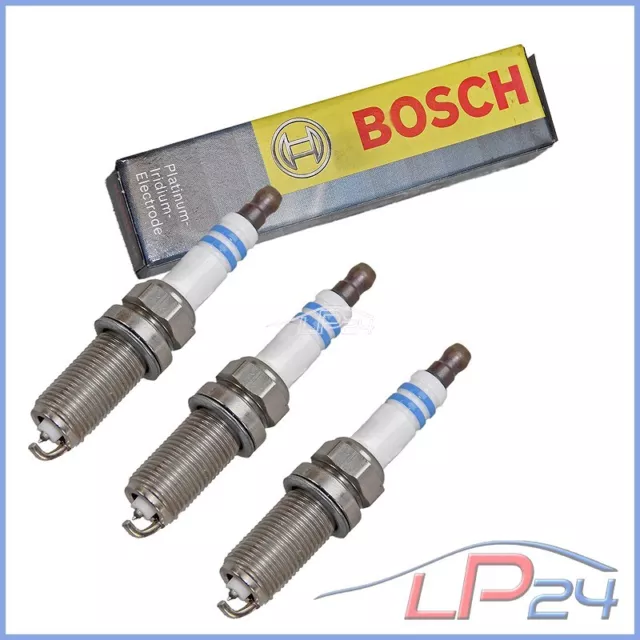 3X Bosch Bougie D'allumage Iridium Pour Peugeot 107 1.0