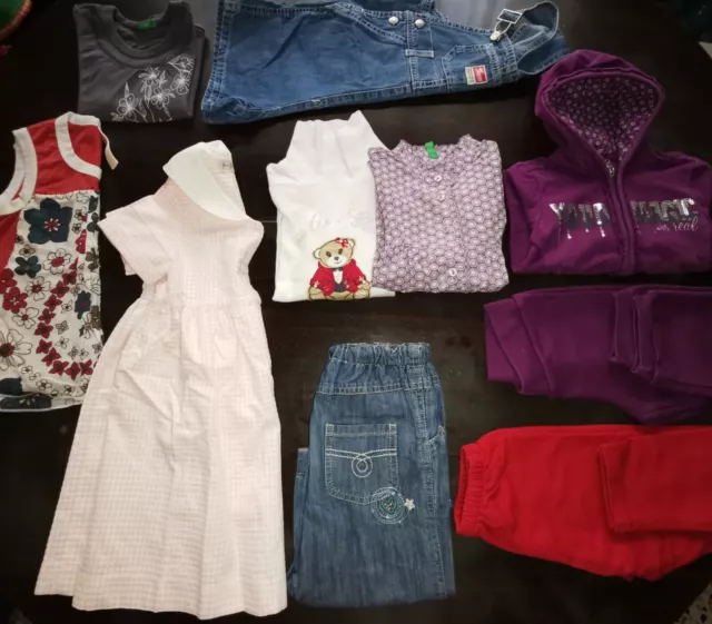 Lotto stock di 10pz Abbigliamento bambina 18 mesi di marca 