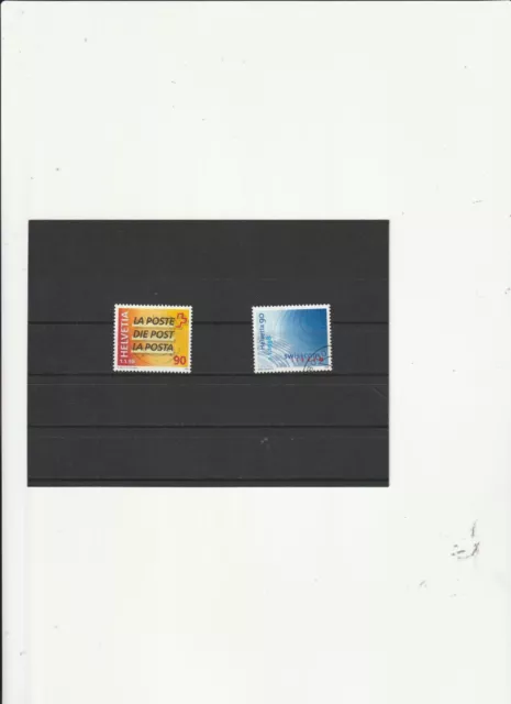 Schweiz Mi. Nr. 1637 - 1638 " Teilung der Schweizerischen Post  " Gestempelt XX2