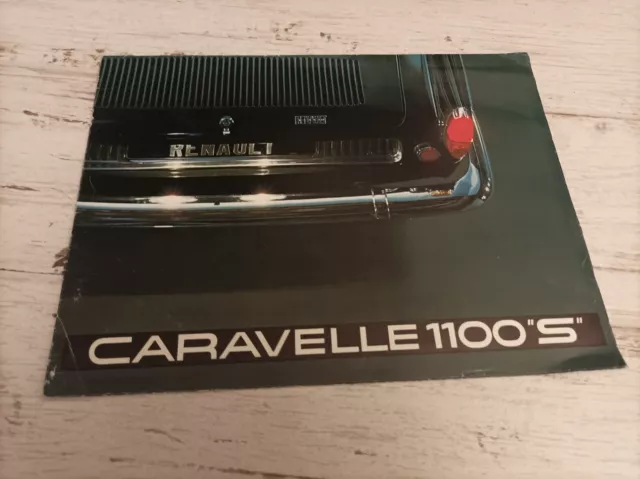 Prospectus / Brochure RENAULT Caravelle 1100 S 1966