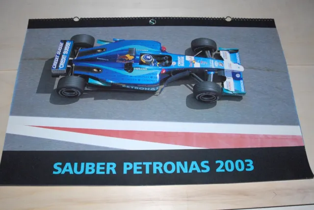 Calendario Anno 2003 Sauber Petronas Formula 1
