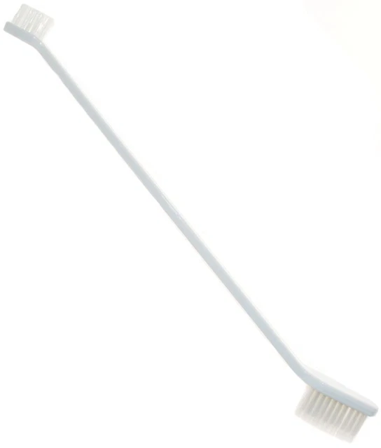 PlaqClnz Doble Extremo Mascota Cepillo Dientes, 1 Count