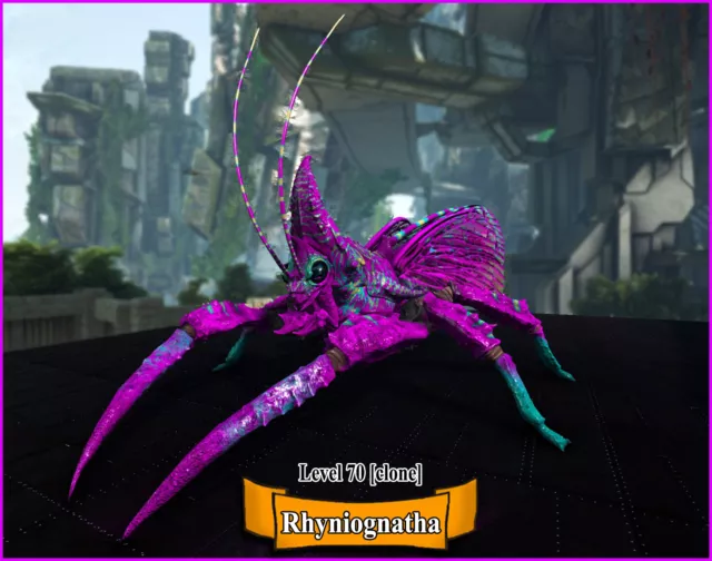 Ark Survival Evolved New Dino Rhyniognatha Clone PVE PS4/PS5