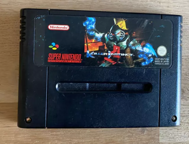 Jeu killer instincT pour Super Nintendo SNES version PAL