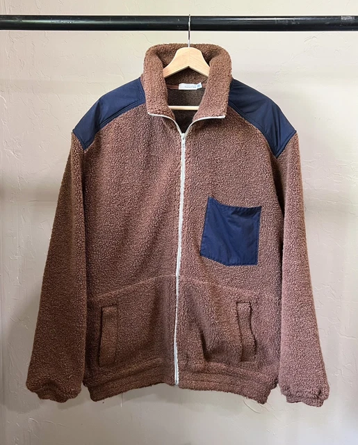 Nanamica Mens Fleece Jacket Large Brown