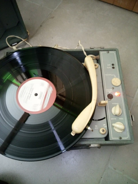 Tourne-disque Stéréo GID - Vintage - Fabriqué En France - Fonctionne