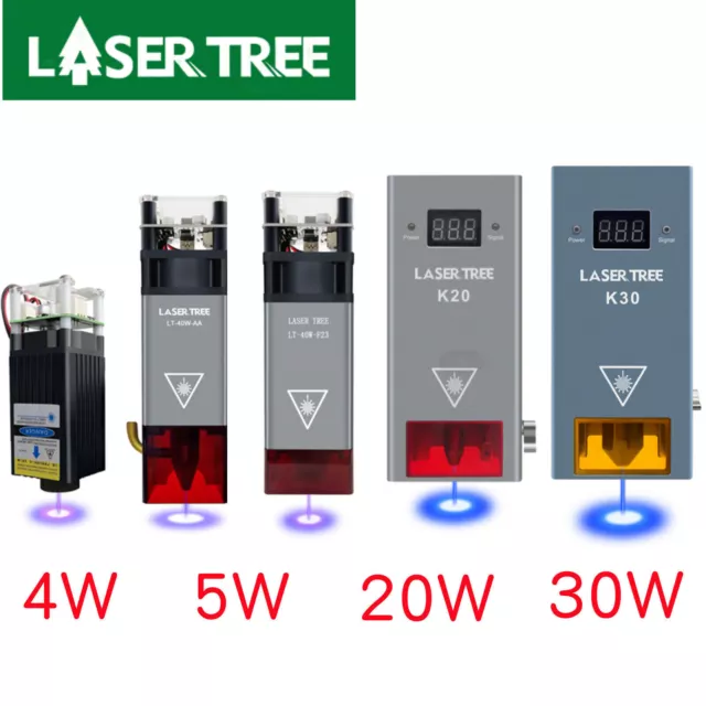 30W 20W 5W 4W Optical Power Laser Module for Laser Engraver Cutting DIY Tool