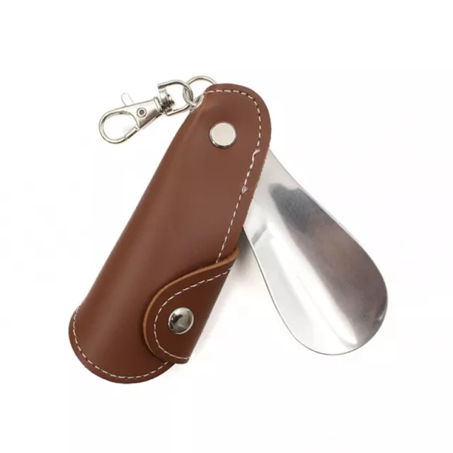 Japan and South Korea Metal Leather Shoehorn Portable Unisex Shoe Lifter