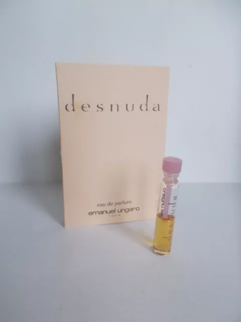 Echantillon tube Ungaro Desnuda Eau de Parfum 1.6ml pour collection