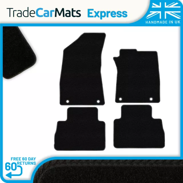 Tailored Carpet Car Floor Mats for MG ZS EV 300mm Drivers Clip Spacing 2019-2021