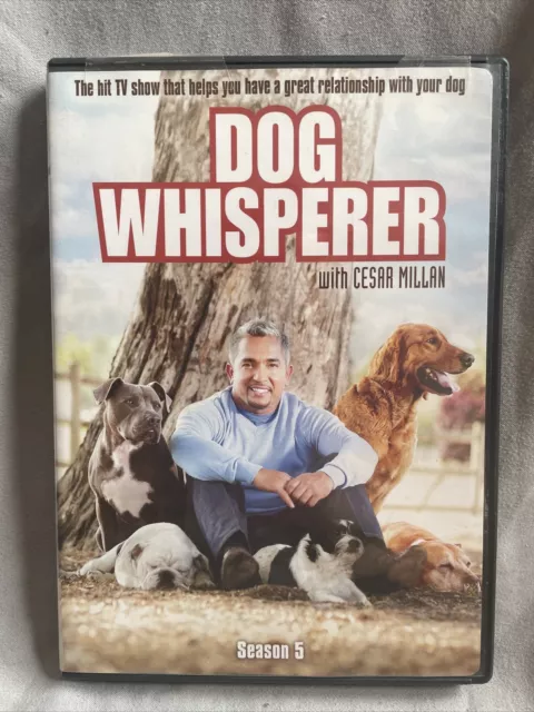 RARE OOP Dog Whisperer with Cesar Millan: Season 5 VGC DVD Region 1 3-Disc Set