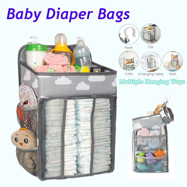 Baby Diaper Bags Hanging Nursery Organizer for Infant Newborn storage Diaper Bag