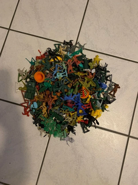 Lot De Figurines Cow-boys Et Indiens En Plastique - Jouet Pour Enfants, Ensemble De Jeu