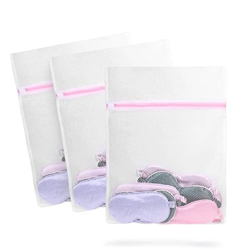 Mesh Laundry Bags,3 Pack Laundry Bags Mesh Wash Bags Dirty Clothes Bag for