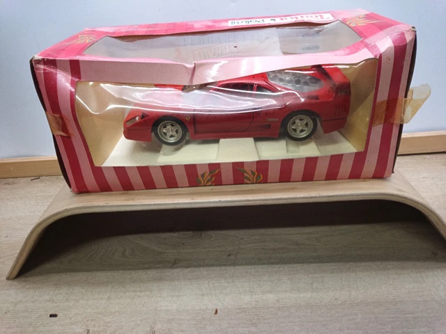 Ferrari 348 Tonka Polistil Rouge échelle 1/18 - Miniature Neuve En Boîte - Fabriquée En Italie