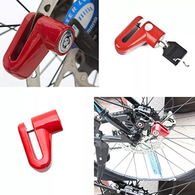 Motorbike Brake Disc Wheel Lock Anti-theft Brake Disk Safety Lock for E-Bike US