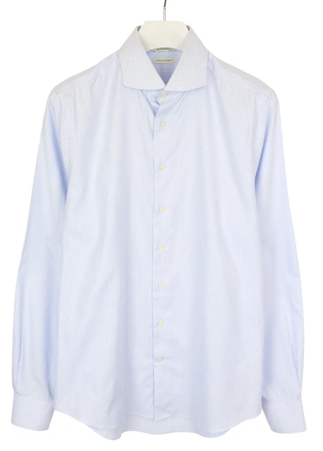 Suitsupply Uomo Camicia Yd1 Misura 16 41 a Righe Cotone Egiziano