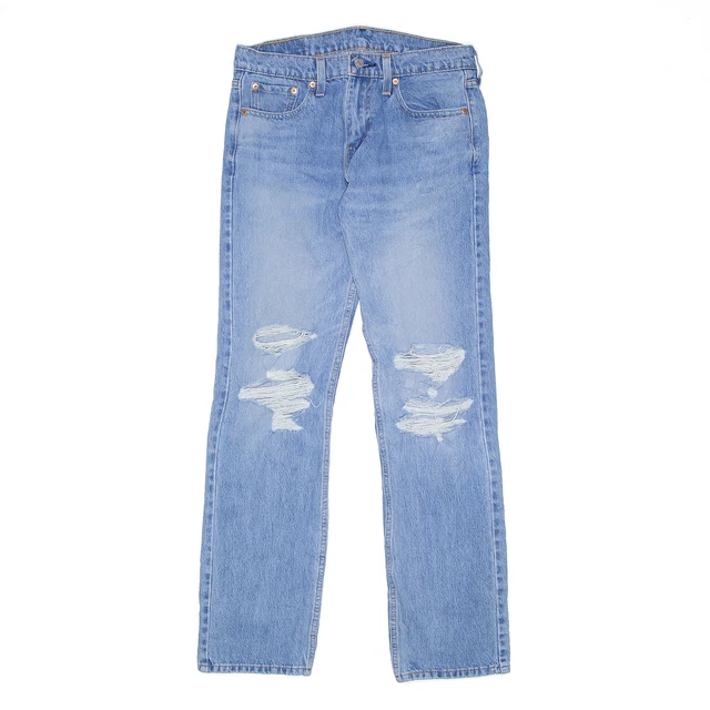 Jeans sottili dritti LEVI'S 513 da uomo blu denim W29 L32