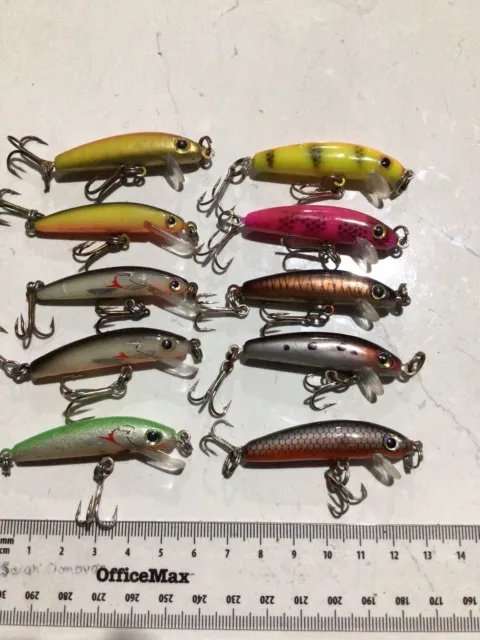VINTAGE, RARE, KILLALURE, Timber Trout Fishing Lure Redfin Perch