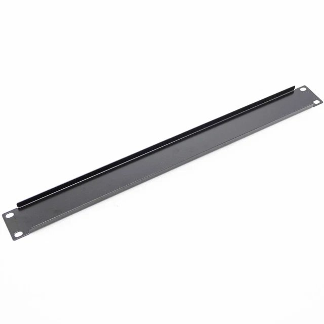 Pannello Cieco TEM U Modulo 1 Metro – Tappo Nero, Copertura Per Profilo, Made In Italy - 2