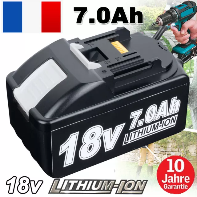 Pour Makita BL1850 18V LXT Lithium-Ion 7.0Ah Batterie BL1860 Outils sans fil 18V