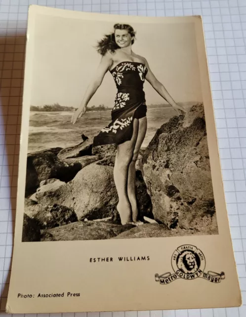 AK Schauspielerin ESTHER WILLIAMS | Portrait | Alte Foto-StarPostKarte #2136