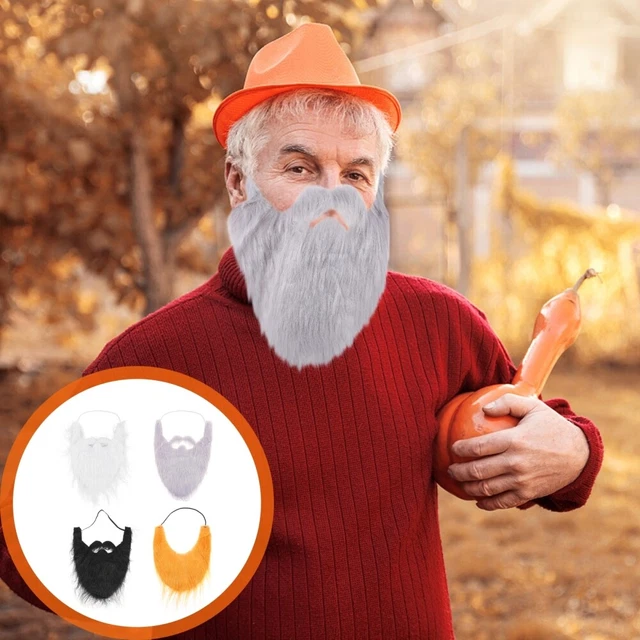 4 Pcs Falsche Gesichtsbehaarung Falscher Bart Kostüme Für Fasching Halloween