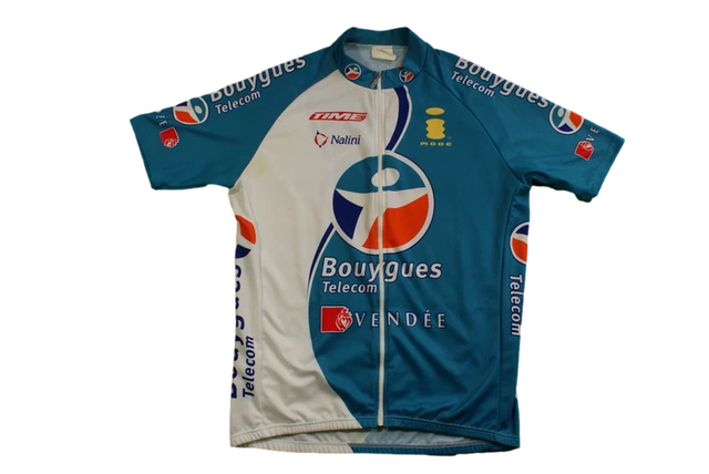 Maillot Cycliste Vintage Nalini – Équipe Bouygues Telecom 2006 – Taille S