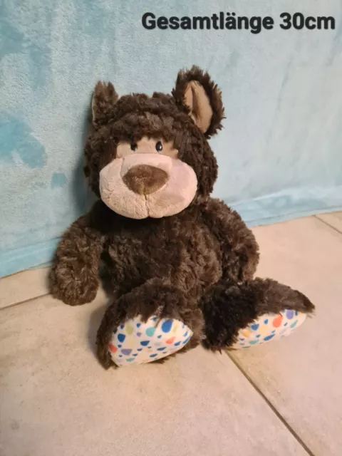 Nici Teddybär Stofftier 40481 30cm sitzend neuwertig mit Schild