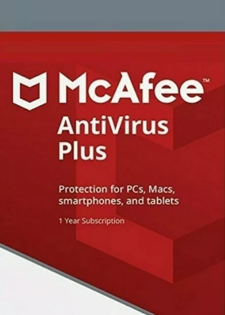 McAfee Antivirus Plus  2024 • 3 Geräte 1 Jahr Download • Email • Neu TOP