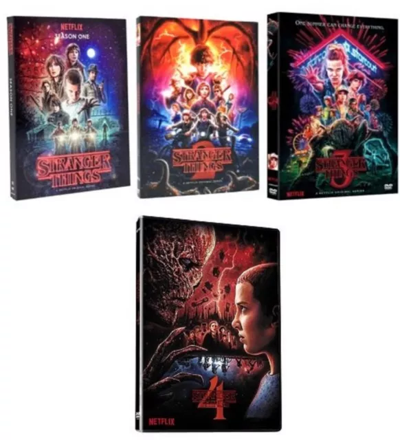 Stranger things: The Complete Series, Season 1-4 on DVD, TV Series