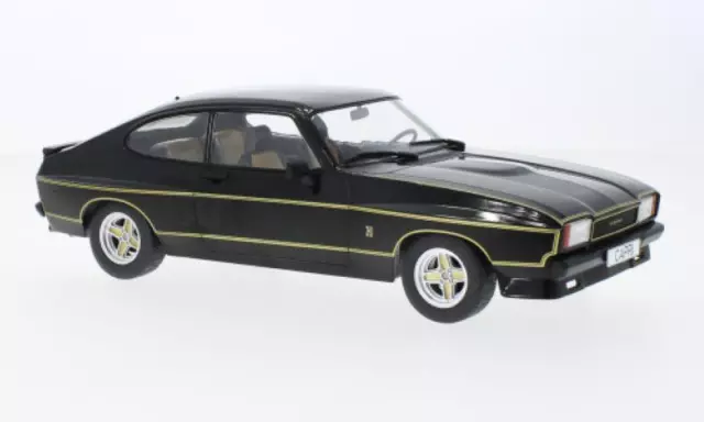 1:18 MCG Ford Capri Mk Ii X-Pack Black Gold 1975 MCG18348 Model