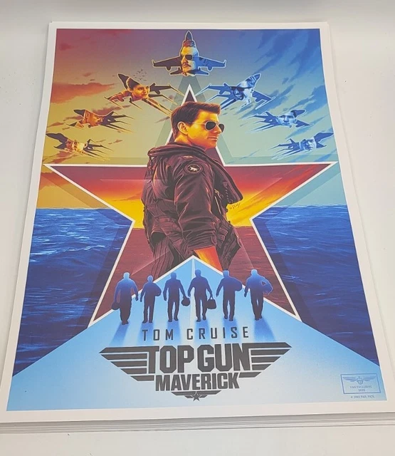 TOP GUN MAVERICK (2022) Cineworld UK Exclusive A3 Promotional