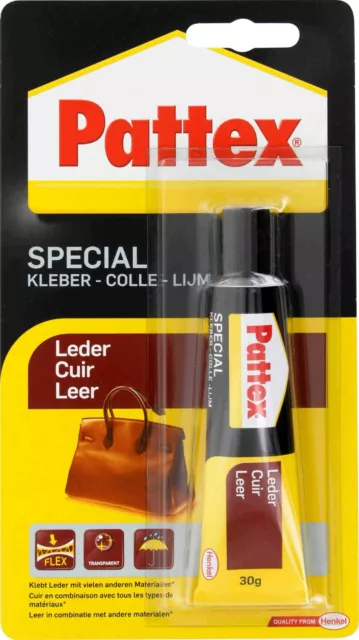 Tube de Colle Fixation PATTEX Spéciale Cuir 30g NEUF