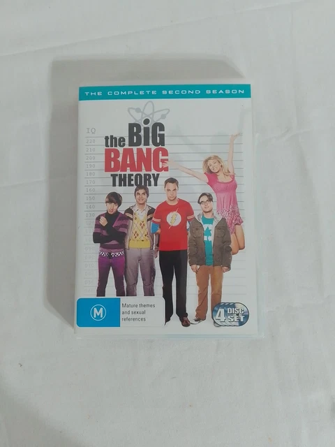 THE BIG BANG Theory Complete Second Season 4 Discs $8.00 - PicClick AU