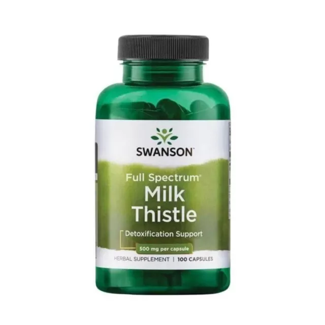 Milk Thistle Milk Thistle 500Mg Full Spectrum (100 Capsules) Swanson