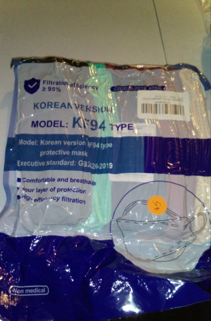 Korean Version KF94 Masks