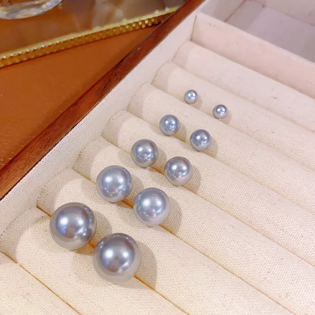 Retro High-end Earrings, Light Luxury Imitation Pearl Earrings BII