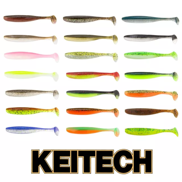 Keitech Easy Shiner 2" 3" 3,5" 4" Köder GummiKöder Shad Zander Hecht Barsch