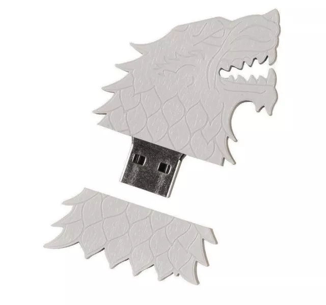 10 x Game of Thrones Stark Sigil 4gb USB thumb flash drive HBO Robb direwolf