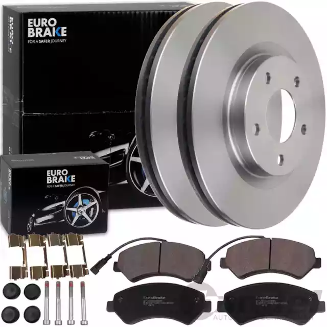 EUROBRAKE Disques 300mm + Revêtements Avant Convient pour Ducato + Boxer +