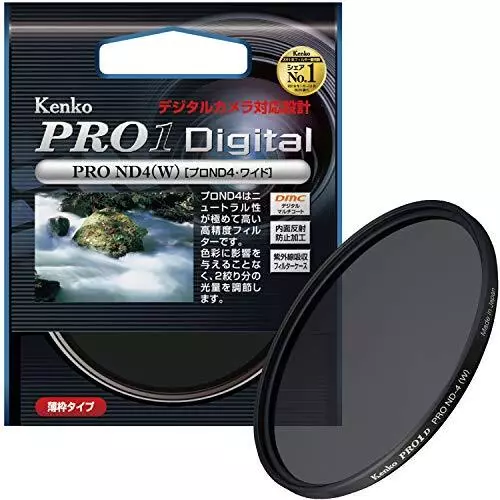 Kenko Camera Filter PRO1D Pro ND4 (W) 72mm for light quantity adjustment 272428