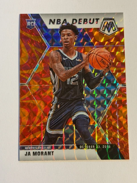 2019 PANINI MOSAIC Ja Morant NBA Debut RC Rookie Memphis PSA 9