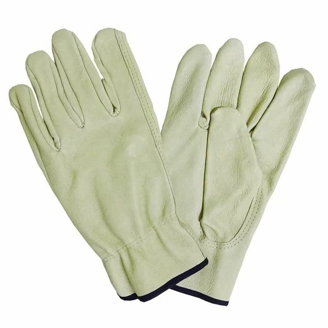 Pair Leather Gloves BC-Grade Men Work Safety Working Mechanical Repairing Garden