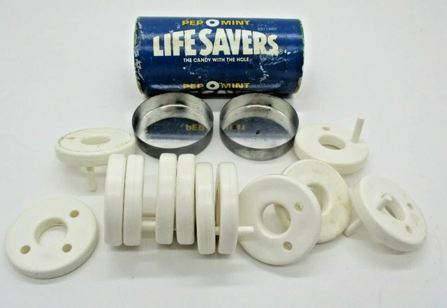 Vintage Life Savers Puzzle Pep O Mint Stacking Puzzle