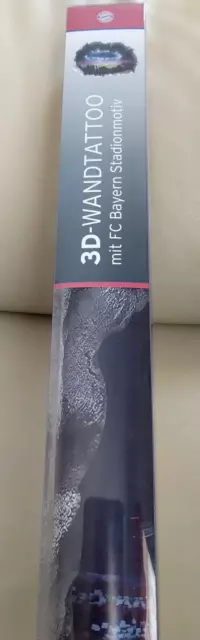 3D Wandtattoo FC Bayern München Stadion Allianz Arena Wandaufkleber NEU