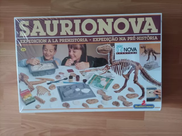 Juego Mesa Educativo Saurionova Prehistoria Año 1996  Mediterraneo  Nuevo