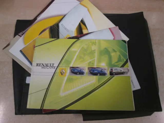Genuine Renault Megane Owners Manual Handbook Wallet 2002-2007 ..