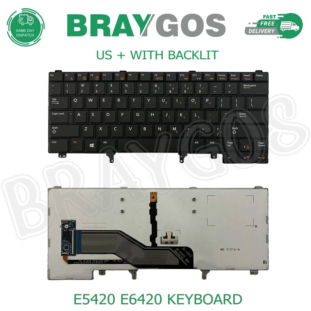 Dell Latitude E5420 E5430 Keyboard FWVVF - Non-Backlit - No Pointer - Foto 8