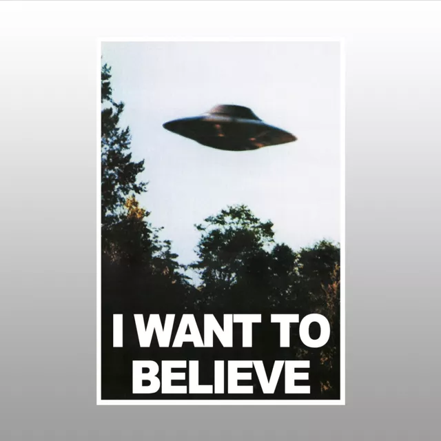 I WANT TO BELIEVE THE X-FILES UFO PHOTO ORIGINAL TV SHOW POSTER RE-PRINT 60x90cm